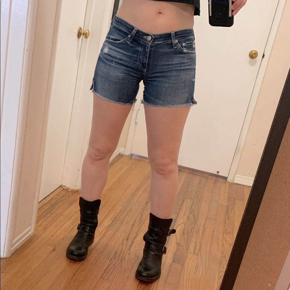 AG | denim shorts